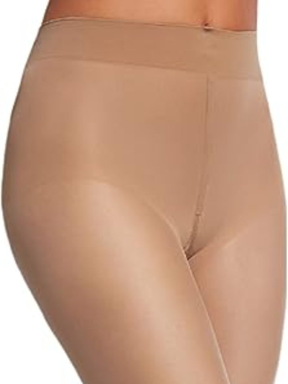 $65 Wolford Pure 10 Tights Gobi Caramel Sheer Nude Matte Invisible Seamless XS - Picture 4 of 13